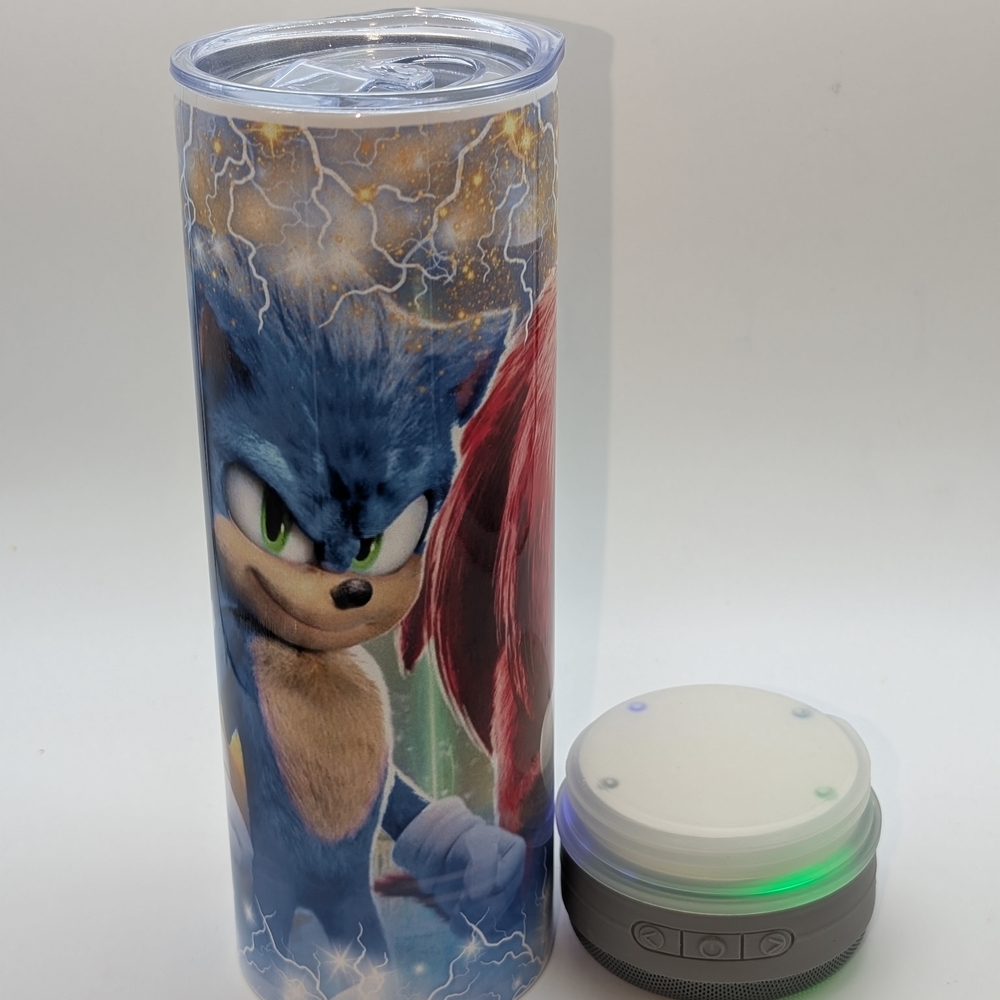 Sonic the Hedgehog Tumbler with Bluetooth Speaker